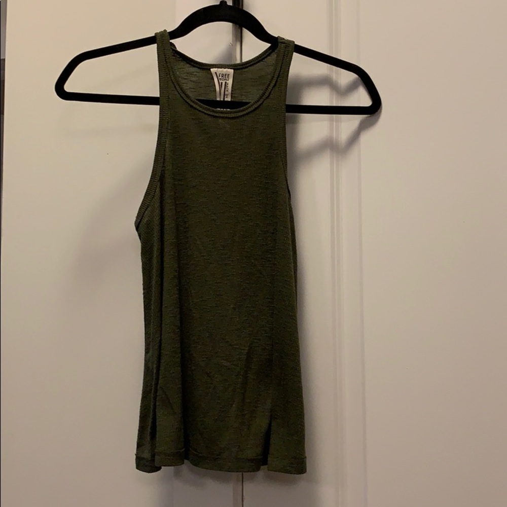Free People Olive Tank